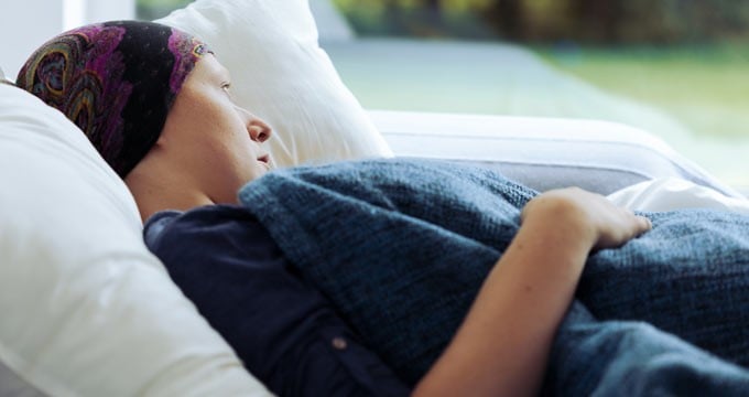 A woman with lupus suffering from lethargy
