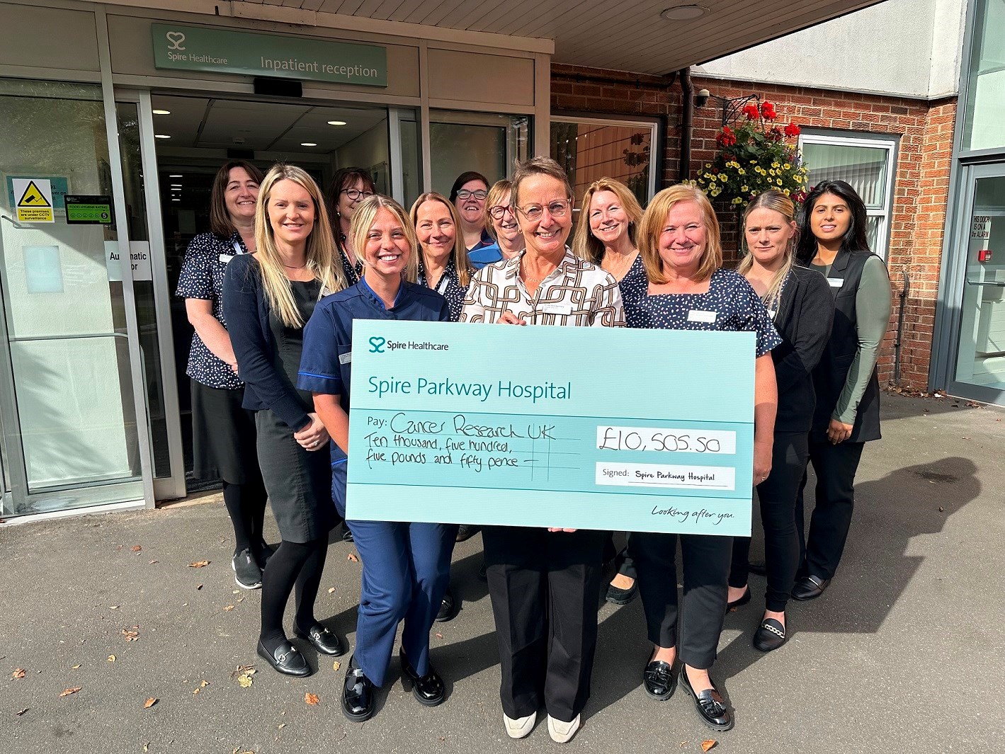 Spire Parkway Hospital donate over £12,500 and vital equipment to charity in 2024